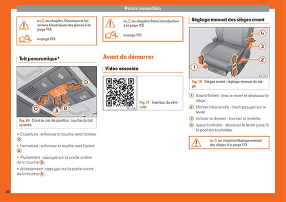 2016-2020 Seat Ateca Owner's Manual | French