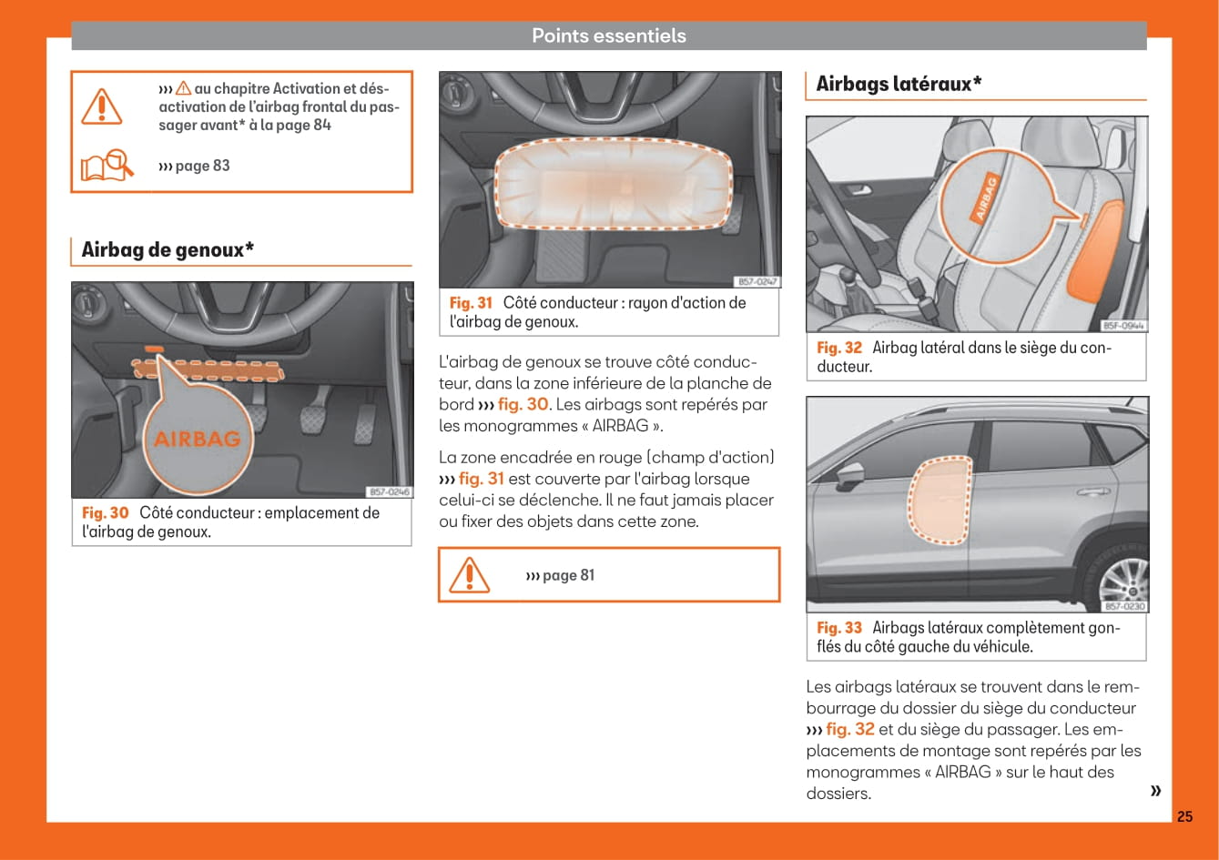 2018-2019 Seat Ateca Owner's Manual | French