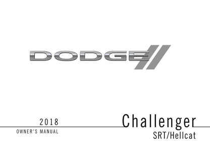 2018 Dodge Challenger SRT/Hellcat Gebruikershandleiding | Engels