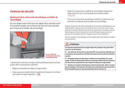 2008-2009 Seat Alhambra Owner's Manual | French