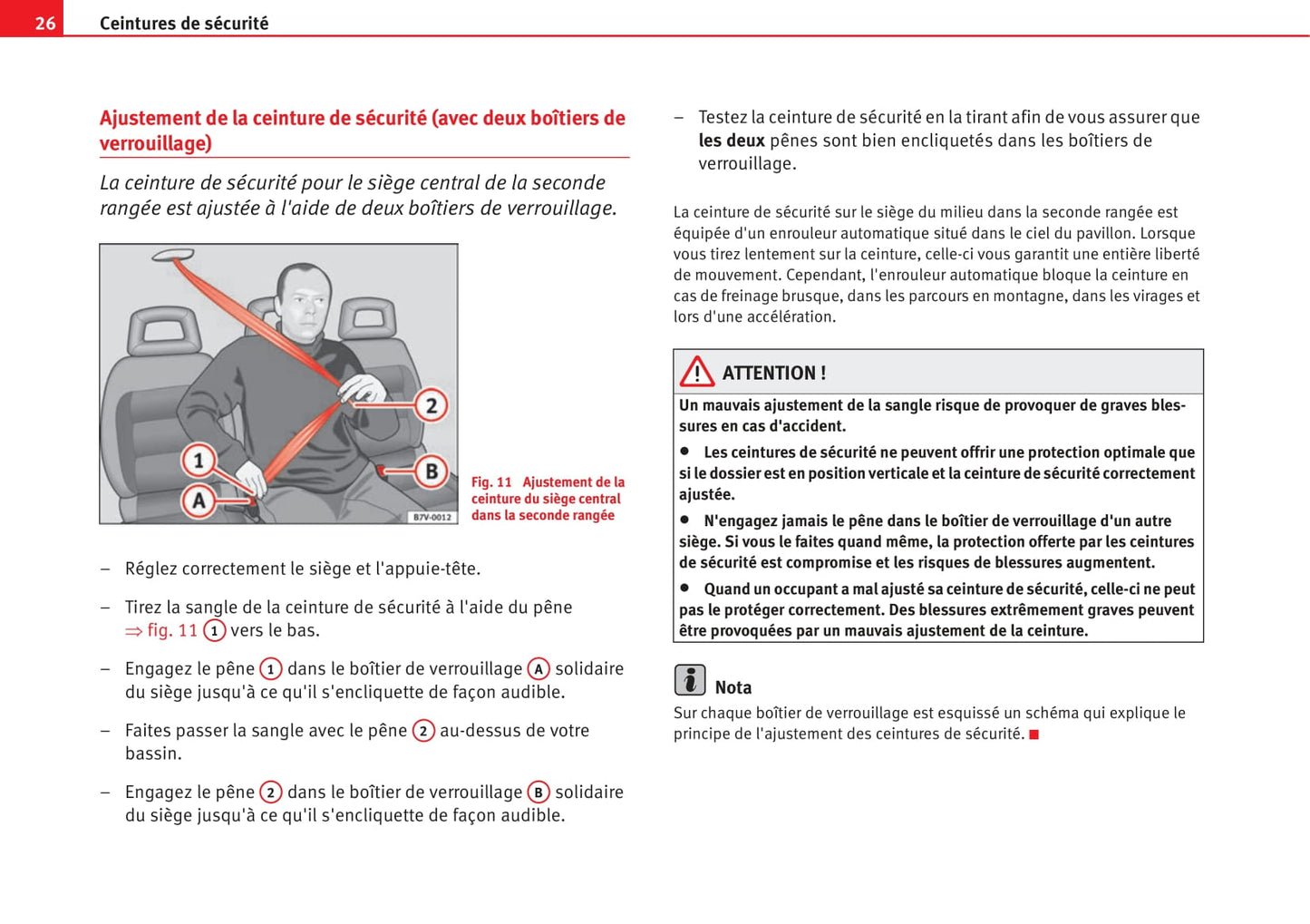 2008-2009 Seat Alhambra Owner's Manual | French