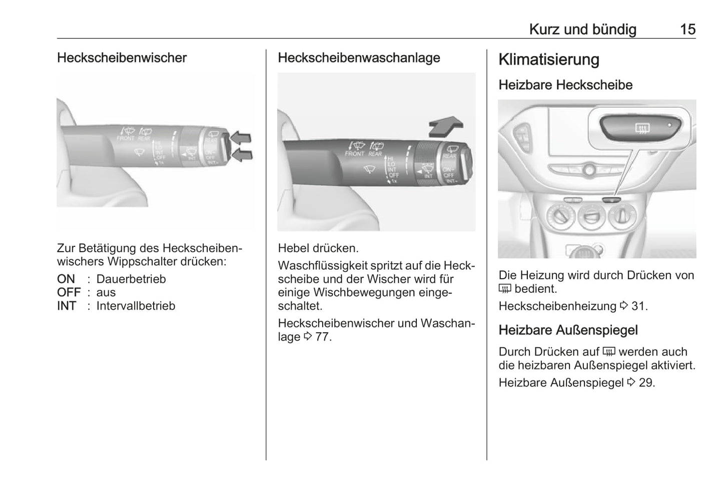 2018-2019 Opel Adam Owner's Manual | German