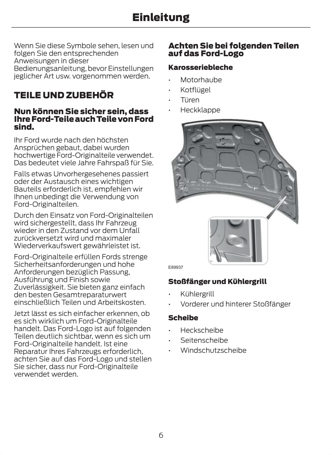 2011-2012 Ford Fusion Owner's Manual | German