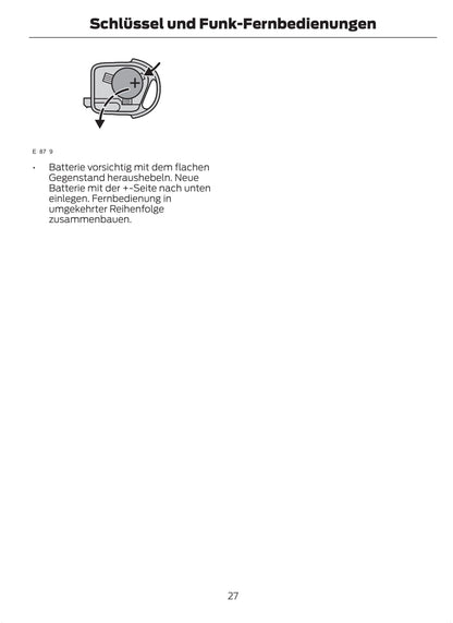 2011-2012 Ford Fusion Owner's Manual | German