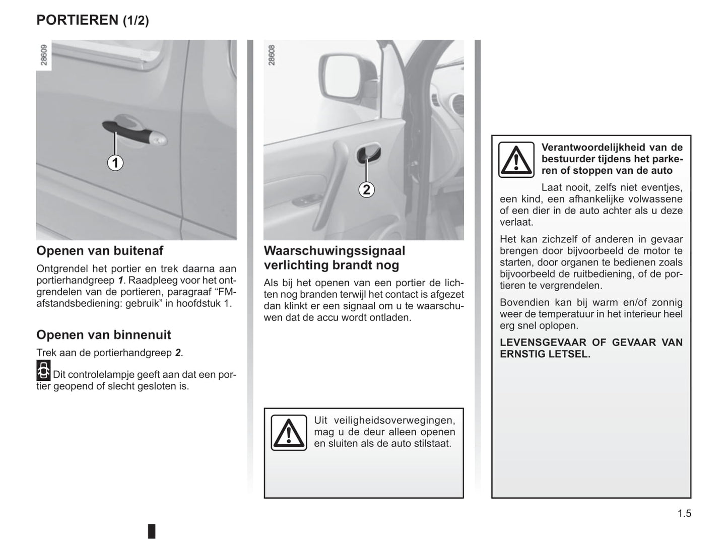 2009-2011 Renault Kangoo Gebruikershandleiding | Nederlands