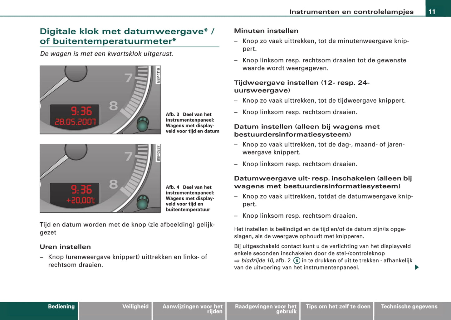 2004-2008 Audi A3 Gebruikershandleiding | Nederlands