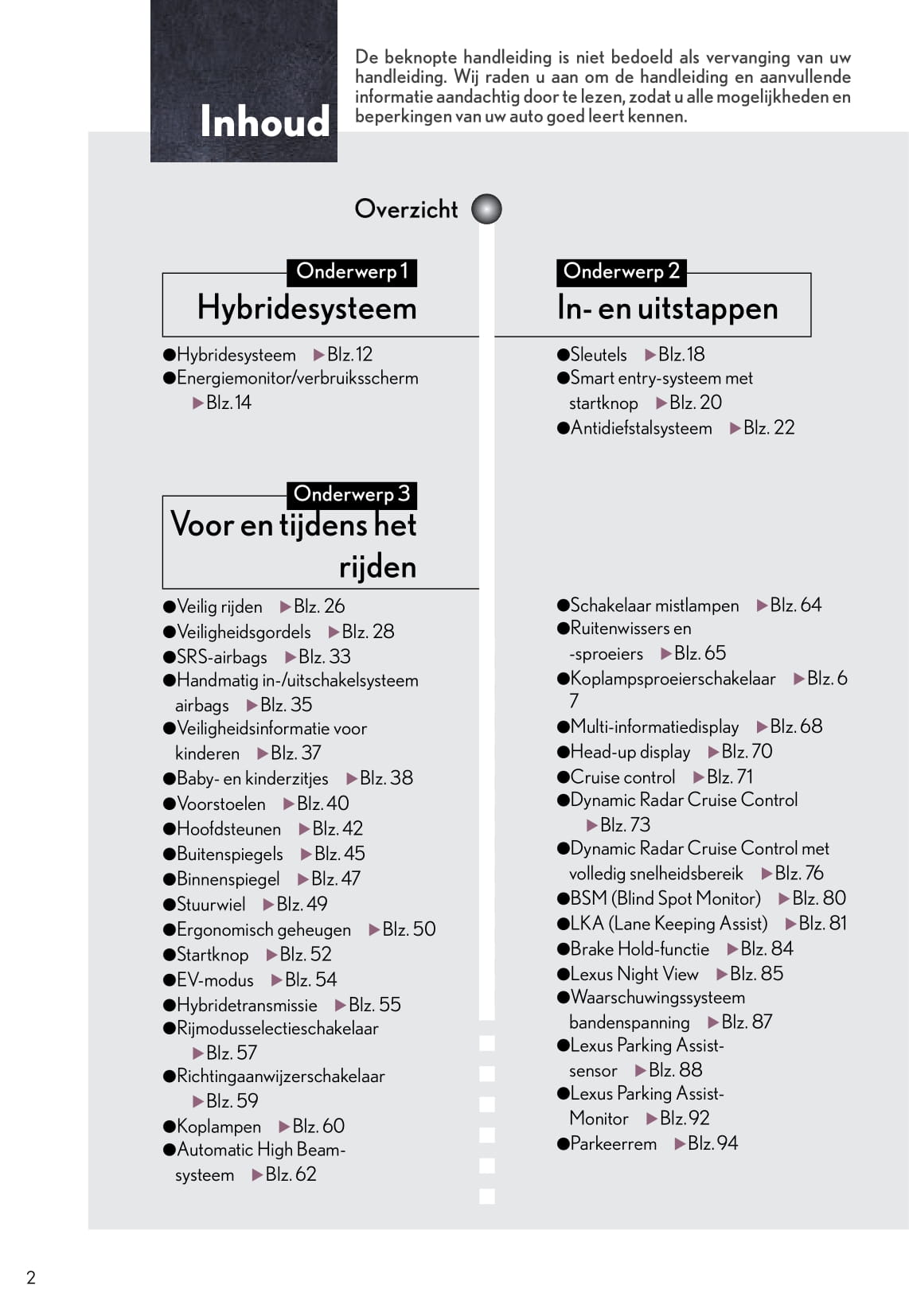 2012-2016 Lexus GS 300h/GS 450h Gebruikershandleiding | Nederlands