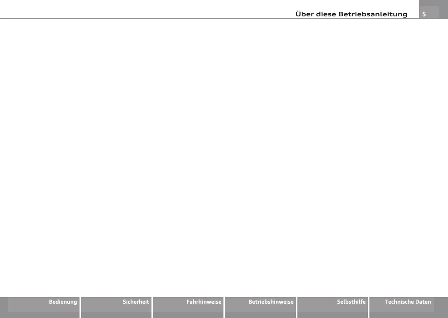 2007-2011 Audi A4 Owner's Manual | German