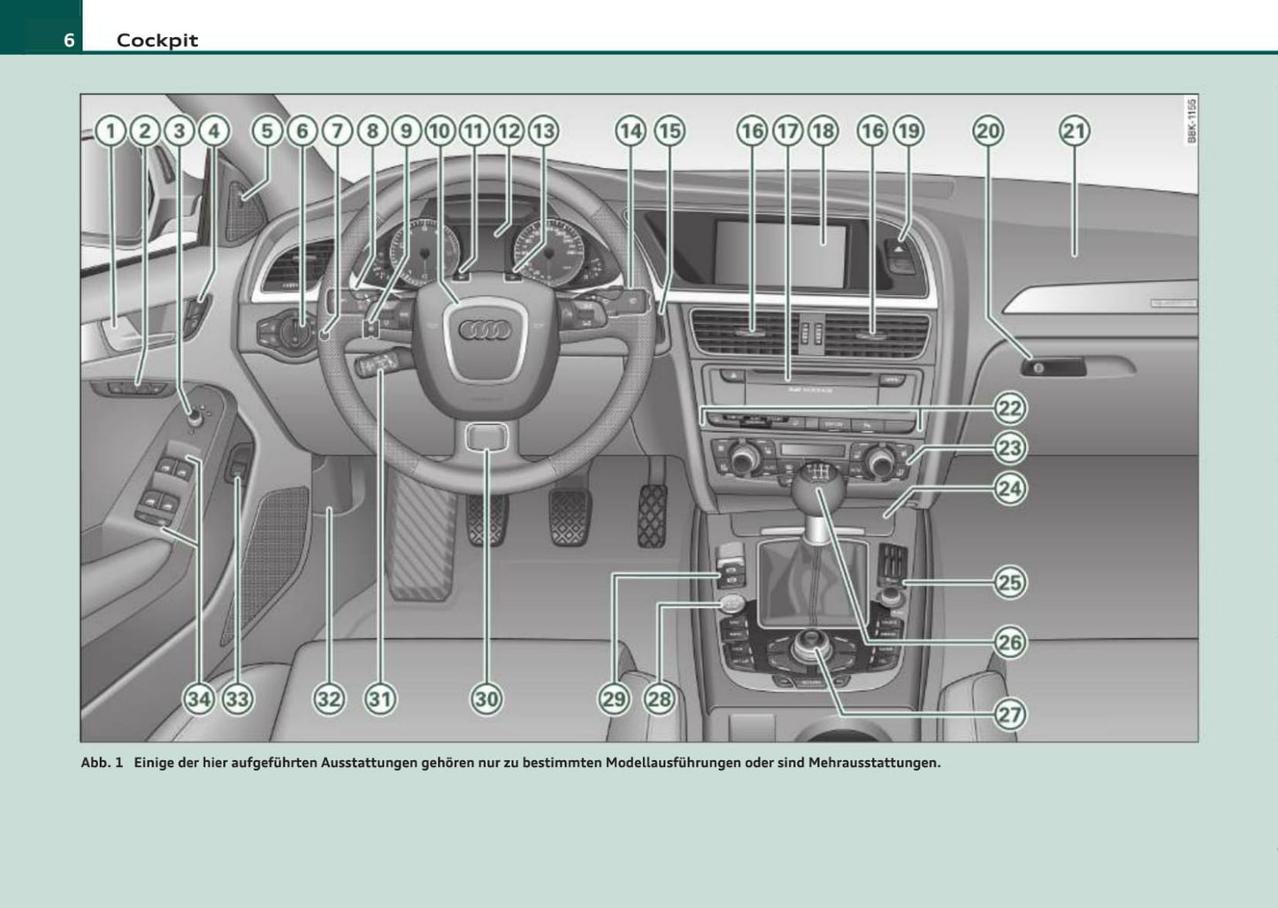 2007-2011 Audi A4 Owner's Manual | German