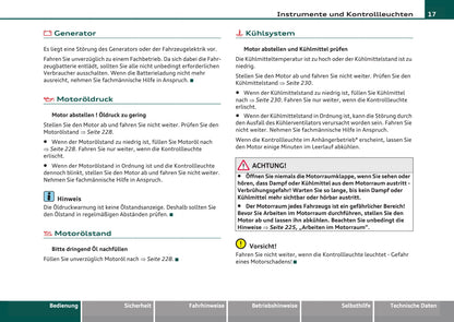 2007-2011 Audi A4 Owner's Manual | German