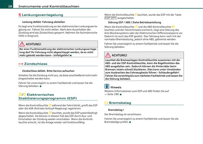 2007-2011 Audi A4 Owner's Manual | German