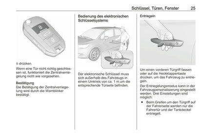 2017 Opel Crossland X Owner's Manual | German