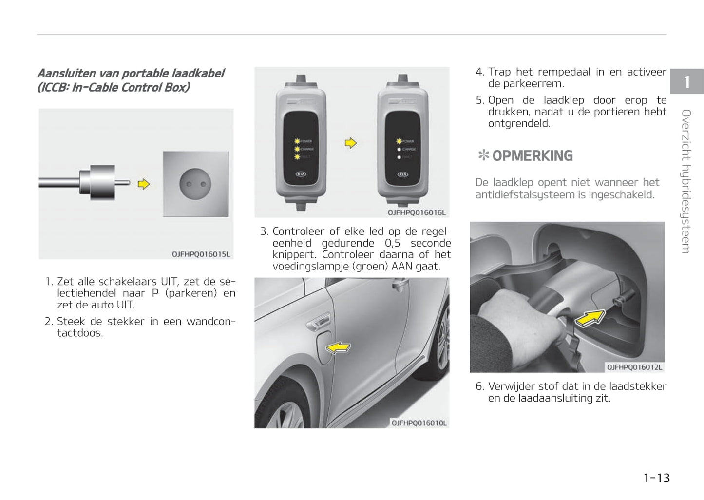 2017-2018 Kia Optima Hybrid Gebruikershandleiding | Nederlands