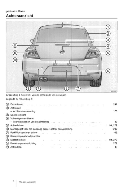 2011-2016 Volkswagen Beetle Owner's Manual | Dutch