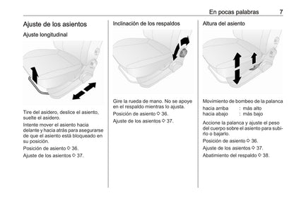 2017 Opel Combo Owner's Manual | Spanish