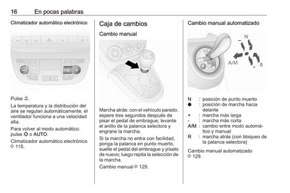 2017 Opel Combo Owner's Manual | Spanish