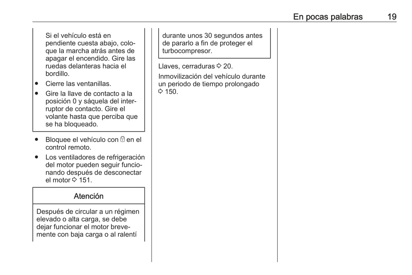 2017 Opel Combo Owner's Manual | Spanish