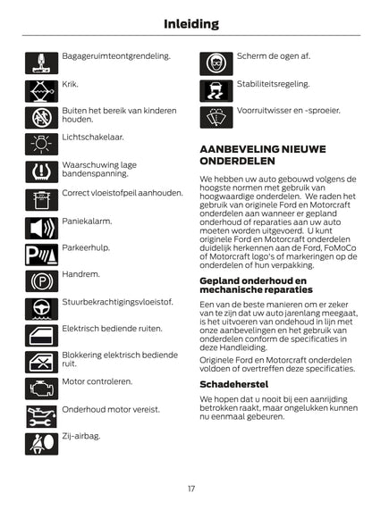 2020-2021 Ford Puma Owner's Manual | Dutch