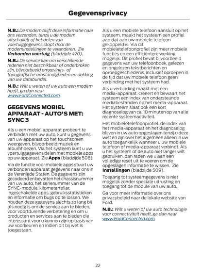 2020-2021 Ford Puma Owner's Manual | Dutch