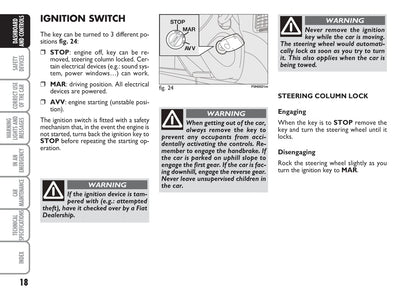 2005-2007 Fiat Idea Owner's Manual | English