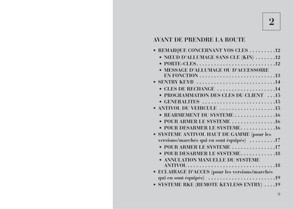 2011-2014 Lancia Thema Gebruikershandleiding | Frans