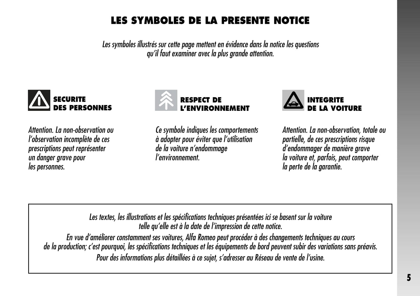 2004-2007 Alfa Romeo 156 Owner's Manual | French