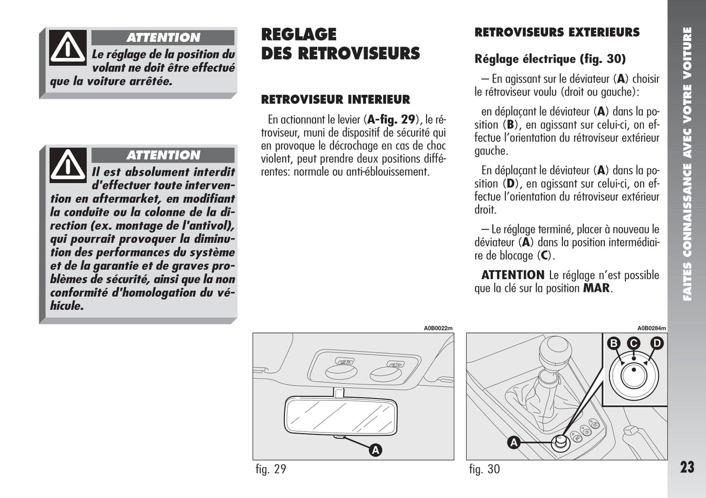 2004-2007 Alfa Romeo 156 Owner's Manual | French