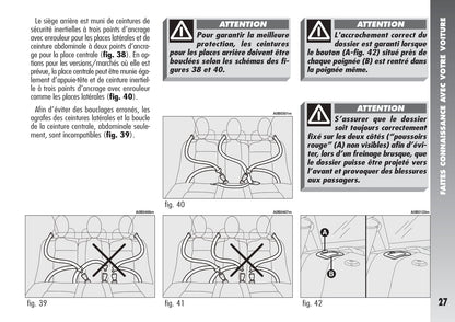 2004-2007 Alfa Romeo 156 Owner's Manual | French