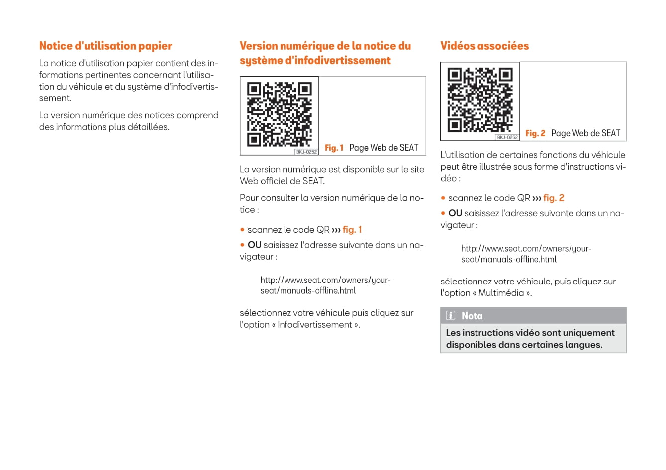 2018-2019 Seat Toledo Owner's Manual | French