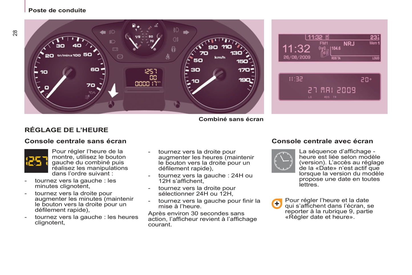 2011-2012 Peugeot Partner Tepee Owner's Manual | French