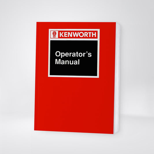 1990-1999 Kenworth  Gebruikershandleiding | Engels