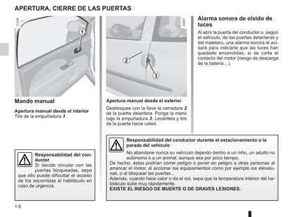 2013-2014 Renault Twingo Owner's Manual | Spanish