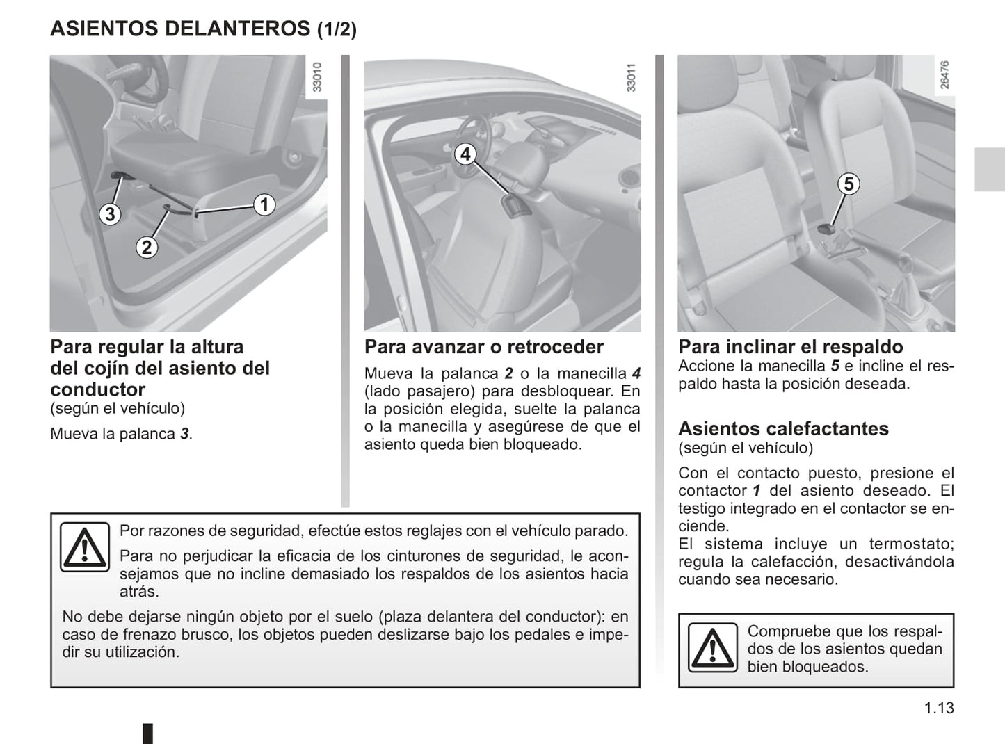 2013-2014 Renault Twingo Owner's Manual | Spanish