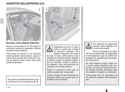 2013-2014 Renault Twingo Owner's Manual | Spanish