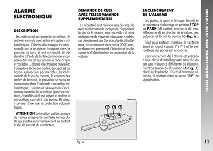 2007-2010 Alfa Romeo 147 Owner's Manual | French