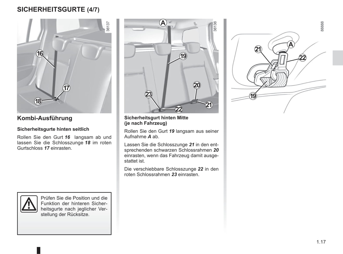 2016-2020 Dacia Sandero Owner's Manual | German