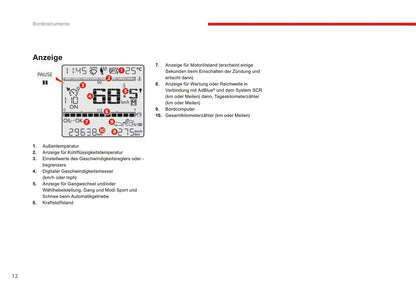 2016-2017 Citroën C3 Owner's Manual | German