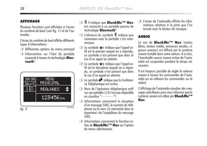 Alfa Romeo MiTo Blue&Me Nav Guide d'utilisation 2008 - 2014