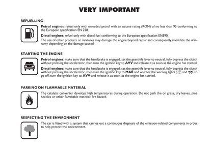 2013-2014 Fiat Linea Owner's Manual | English