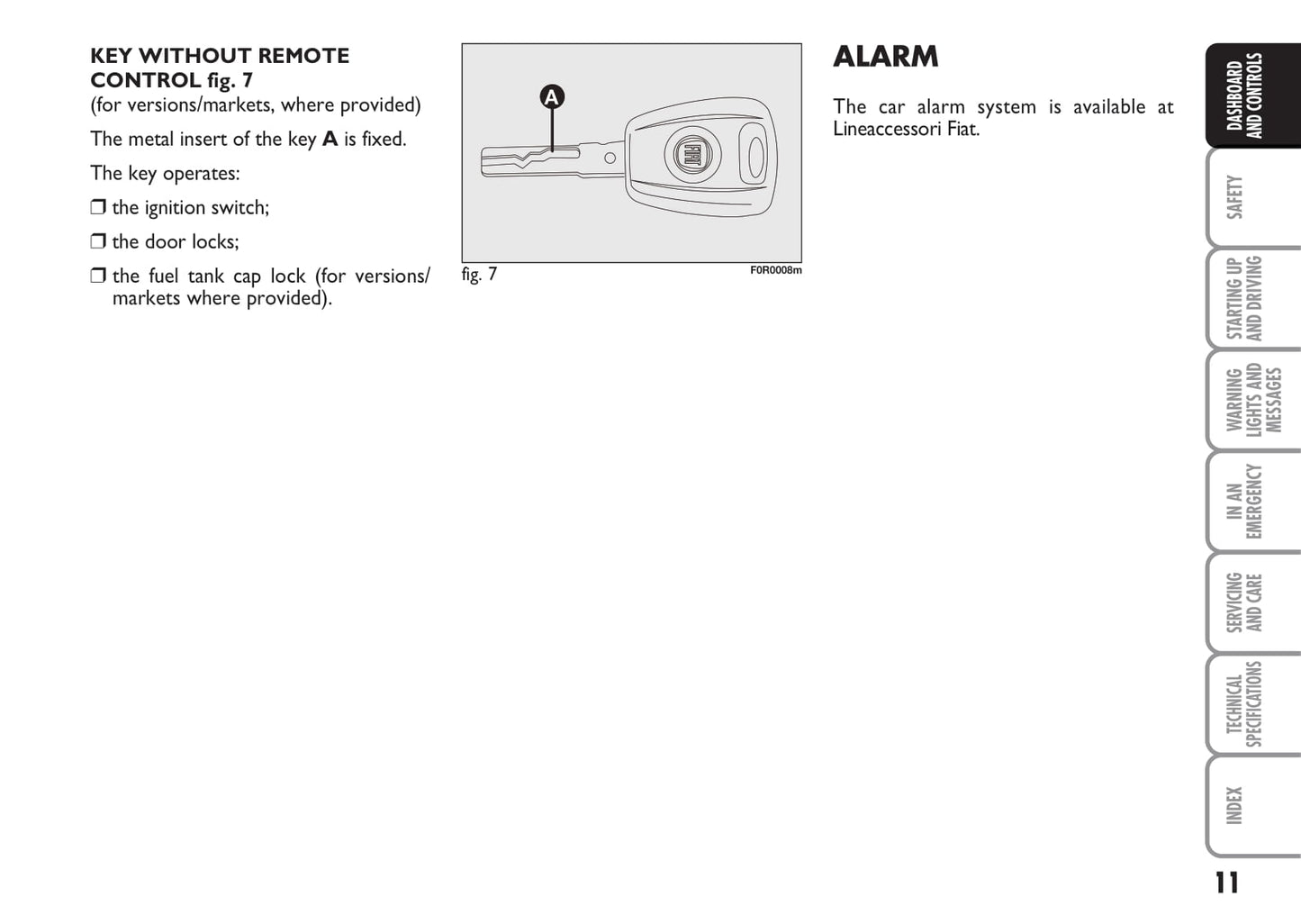 2013-2014 Fiat Linea Owner's Manual | English