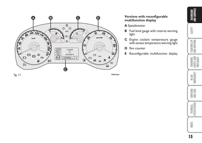 2013-2014 Fiat Linea Gebruikershandleiding | Engels