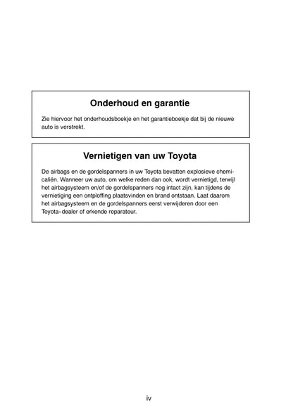 2003-2006 Toyota Avensis Gebruikershandleiding | Nederlands