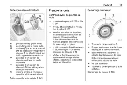 2018-2019 Opel Adam Owner's Manual | French