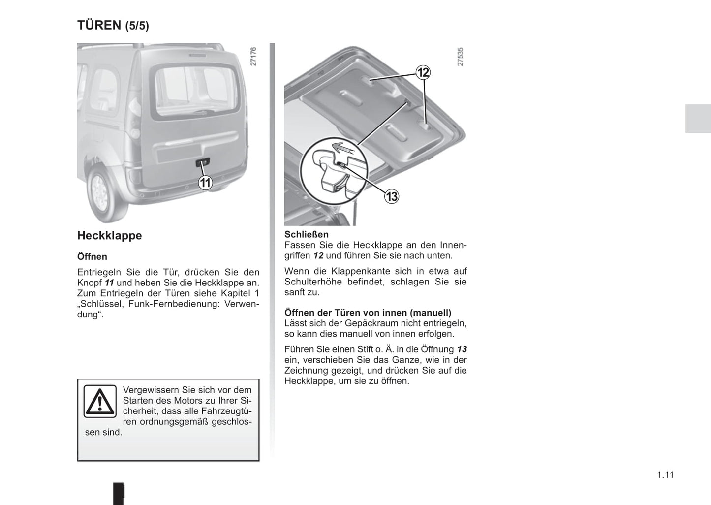 2015-2016 Renault Kangoo Gebruikershandleiding | Duits