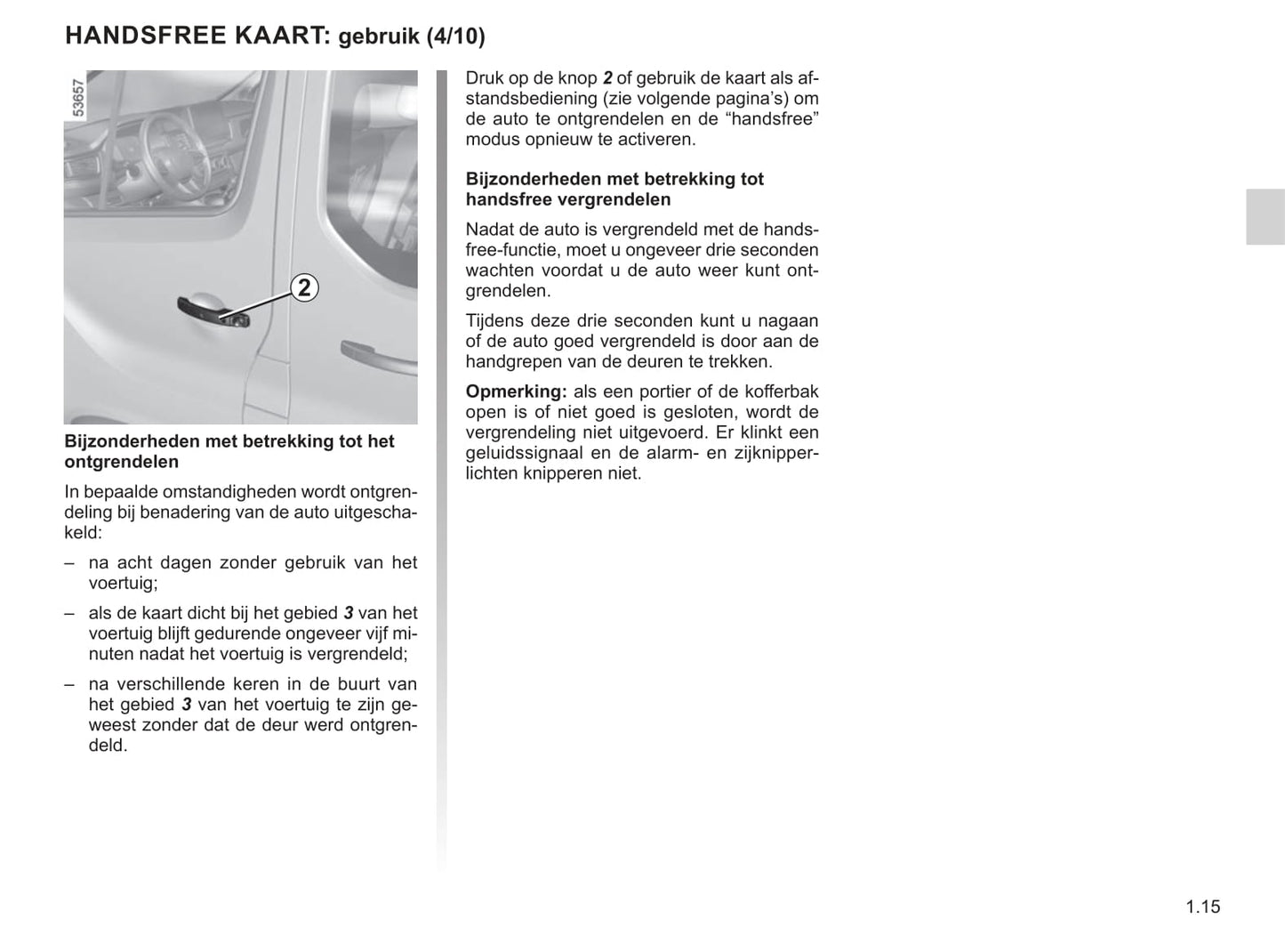 2021-2023 Renault Trafic Gebruikershandleiding | Nederlands