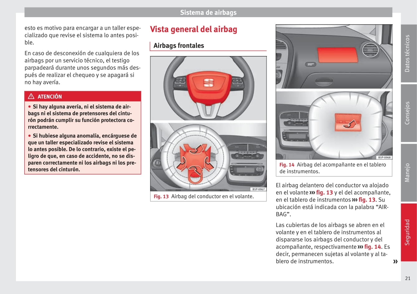 2014-2015 Seat Altea Owner's Manual | Spanish