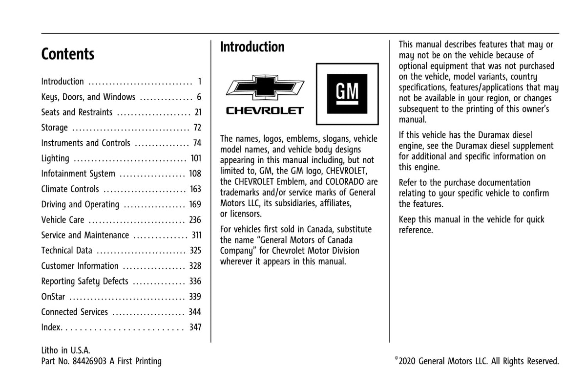 2023 Chevy Colorado Owner Manual Set – DIY Repair Manuals 2023 Chevy Colorado Owner Manual Set – DIY Repair Manuals