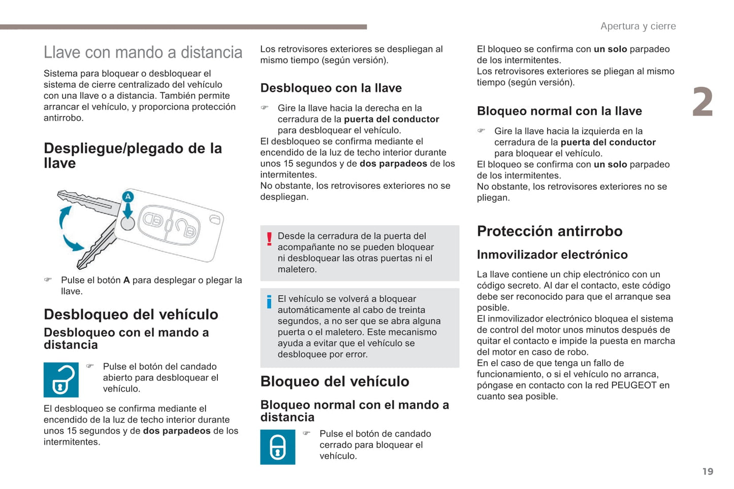 2017-2020 Peugeot Ion Gebruikershandleiding | Spaans