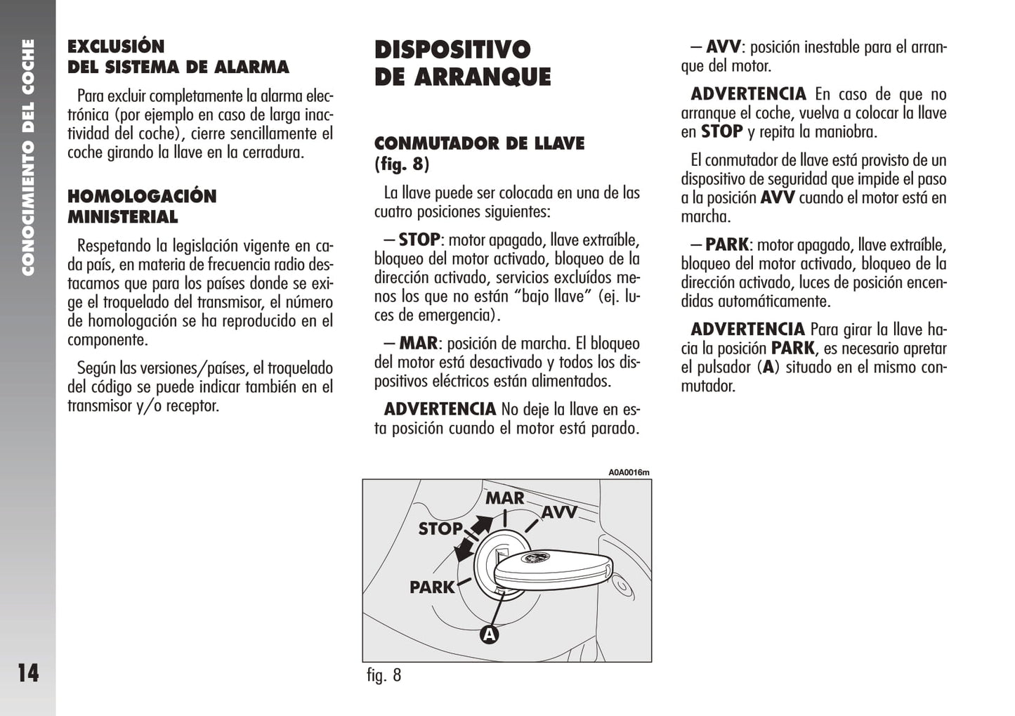 2007-2010 Alfa Romeo 147 Gebruikershandleiding | Spaans