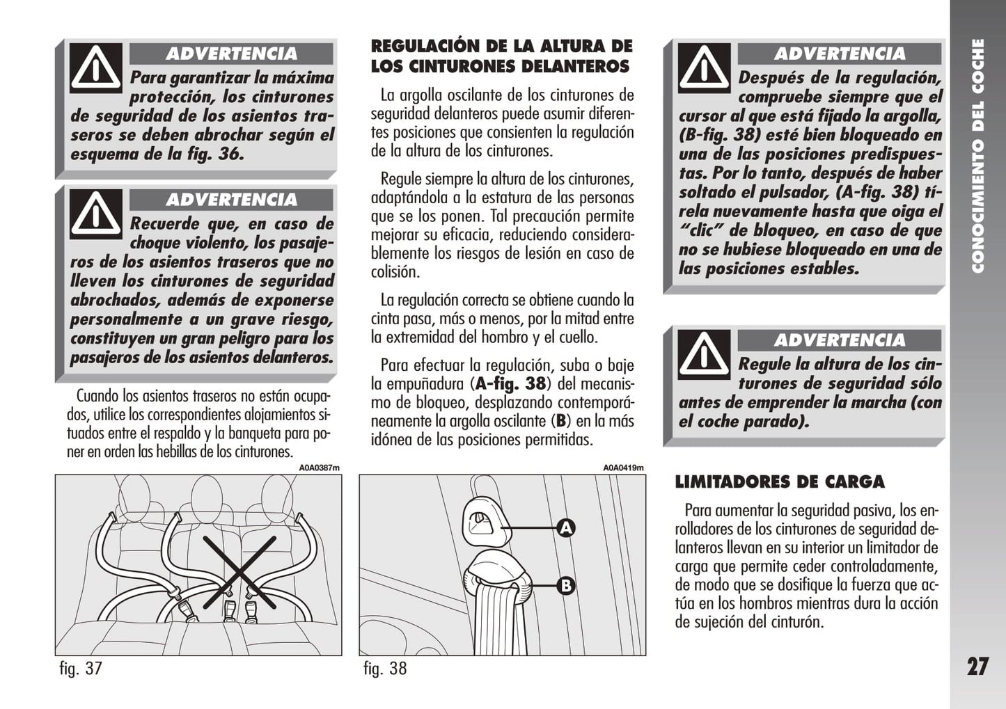 2007-2010 Alfa Romeo 147 Owner's Manual | Spanish